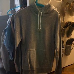 grey hoodie